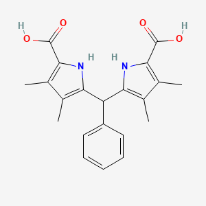 5,5'-(Phenylmethylene)bis(3,4-dimethyl-1H-pyrrole-2-carboxylic acid) - 147072-27-3