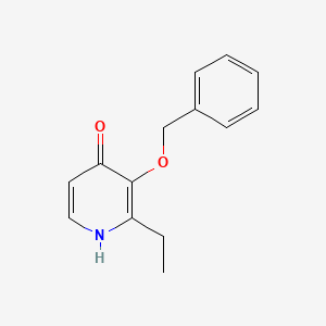 4(1H)-Pyridinone, 2-ethyl-3-(phenylmethoxy)- - 143697-02-3