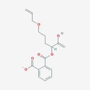 2-[({2-Hydroxy-6-[(prop-2-en-1-yl)oxy]hex-1-en-3-yl}oxy)carbonyl]benzoate - 661492-44-0