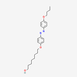 8-{4-[(E)-(4-Butoxyphenyl)diazenyl]phenoxy}octan-1-ol - 838087-03-9