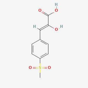 2-Hydroxy-3-(4-methanesulfonylphenyl)-acrylic acid - 