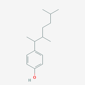 4-(3,6-Dimethylheptan-2-YL)phenol - 142731-55-3