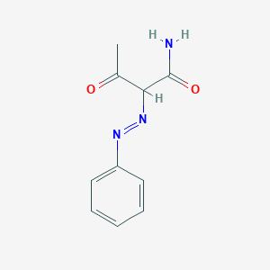 3-Oxo-2-[(E)-phenyldiazenyl]butanamide - 142527-51-3