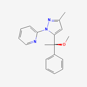 1-(2-Pyridyl)-3-methyl-5-[(1R)-1-phenyl-1-methoxyethyl]-1H-pyrazole - 832688-53-6