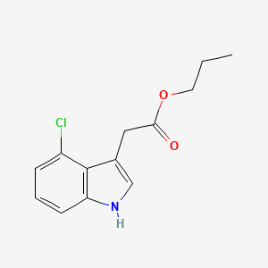 Propyl (4-chloro-1H-indol-3-yl)acetate - 196881-06-8
