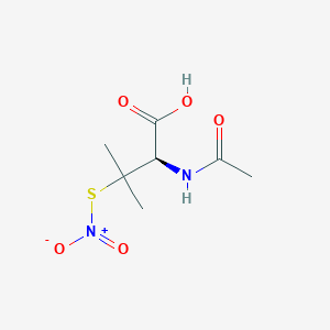 N-Acetyl-3-(nitrosulfanyl)-L-valine - 168207-37-2