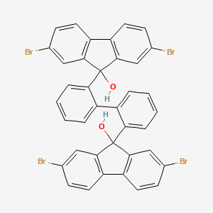 9H-Fluoren-9-ol, 9,9'-[1,1'-biphenyl]-2,2'-diylbis[2,7-dibromo- - 157331-84-5