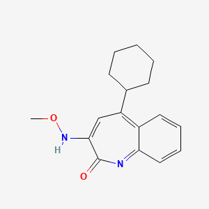 (Z)-5-Cyclohexyl-3-(methoxyimino)-1H-benzo[b]azepin-2(3H)-one - 