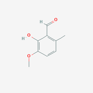 Benzaldehyde, 2-hydroxy-3-methoxy-6-methyl- - 143261-05-6