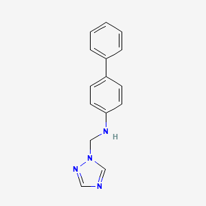 1H-1,2,4-Triazole-1-methanamine, N-[1,1'-biphenyl]-4-yl- - 220673-84-7