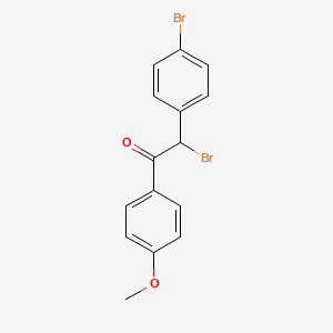 Ethanone, 2-bromo-2-(4-bromophenyl)-1-(4-methoxyphenyl)- - 591246-13-8