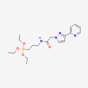 (3-Triethoxysilylpropyl)[3-(2-pyridyl)-1-pyrazolyl]acetamide - 