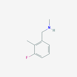 1-(3-Fluoro-2-methylphenyl)-N-methylmethanamine - 645378-63-8