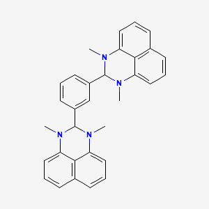 1H-Perimidine, 2,2'-(1,3-phenylene)bis[2,3-dihydro-1,3-dimethyl- - 627872-07-5
