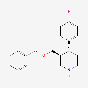(3S,4R)-3-[(Benzyloxy)methyl]-4-(4-fluorophenyl)piperidine - 651031-38-8
