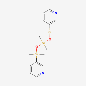 3,3'-(1,1,3,3,5,5-Hexamethyltrisiloxane-1,5-diyl)dipyridine - 501327-05-5