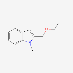 1H-Indole, 1-methyl-2-[(2-propenyloxy)methyl]- - 585571-70-6