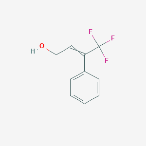 4,4,4-Trifluoro-3-phenylbut-2-en-1-ol - 648425-37-0