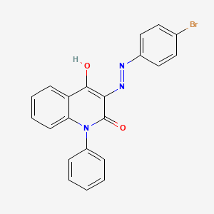 3-[2-(4-Bromophenyl)hydrazinylidene]-1-phenylquinoline-2,4(1H,3H)-dione - 649723-33-1