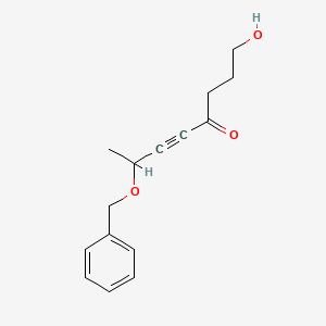 5-Octyn-4-one, 1-hydroxy-7-(phenylmethoxy)- - 616240-03-0