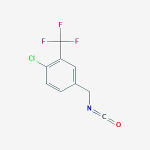 1-Chloro-4-(isocyanatomethyl)-2-(trifluoromethyl)benzene - 648420-75-1