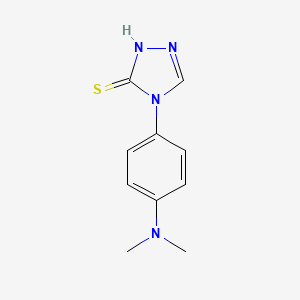 4-[4-(Dimethylamino)phenyl]-2,4-dihydro-3H-1,2,4-triazole-3-thione - 642462-59-7