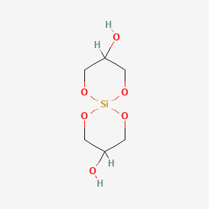 1,5,7,11-Tetraoxa-6-silaspiro[5.5]undecane-3,9-diol - 631917-02-7