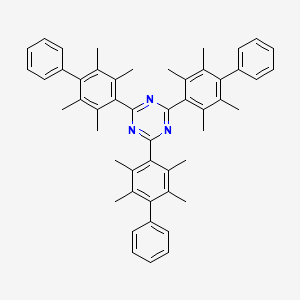 2,4,6-Tris(2,3,5,6-tetramethyl[1,1'-biphenyl]-4-yl)-1,3,5-triazine - 645399-34-4