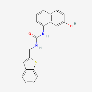 Urea, N-(benzo[b]thien-2-ylmethyl)-N'-(7-hydroxy-1-naphthalenyl)- - 648420-32-0