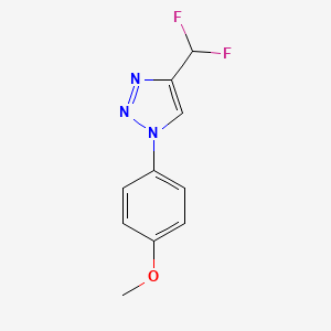 4-(Difluoromethyl)-1-(4-methoxyphenyl)triazole - 916151-09-2