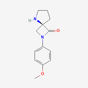 2,5-Diazaspiro[3.4]octan-1-one, 2-(4-methoxyphenyl)-, (4R)- - 