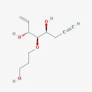 (3R,4R,5S)-4-(3-hydroxypropoxy)oct-1-en-7-yne-3,5-diol - 915160-26-8