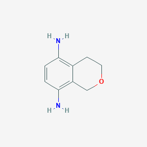 3,4-Dihydro-1H-2-benzopyran-5,8-diamine - 917805-12-0