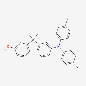 7-[Bis(4-methylphenyl)amino]-9,9-dimethyl-9H-fluoren-2-OL - 650600-61-6