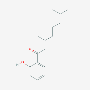 1-(2-Hydroxyphenyl)-3,7-dimethyloct-6-EN-1-one - 646522-96-5