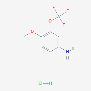 4-Methoxy-3-(trifluoromethoxy)aniline hydrochloride - 647855-19-4