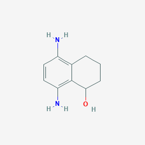 5,8-Diamino-1,2,3,4-tetrahydronaphthalen-1-ol - 917805-25-5