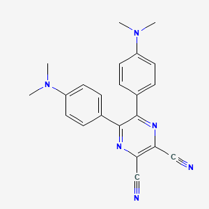 2,3-Pyrazinedicarbonitrile, 5,6-bis[4-(dimethylamino)phenyl]- - 888947-50-0