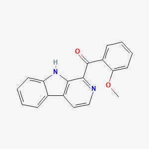(9H-beta-Carbolin-1-yl)(2-methoxyphenyl)methanone - 906067-44-5