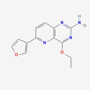 4-Ethoxy-6-(furan-3-yl)pyrido[3,2-d]pyrimidin-2-amine - 917759-98-9