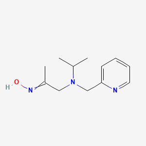 N-(1-{(Propan-2-yl)[(pyridin-2-yl)methyl]amino}propan-2-ylidene)hydroxylamine - 918898-32-5