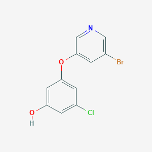 3-[(5-Bromopyridin-3-yl)oxy]-5-chlorophenol - 920036-21-1