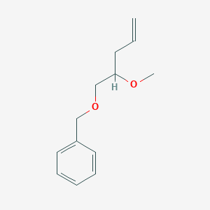 {[(2-Methoxypent-4-en-1-yl)oxy]methyl}benzene - 918972-68-6