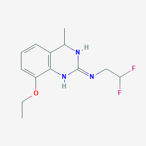 N-(2,2-Difluoroethyl)-8-ethoxy-4-methyl-1,4-dihydroquinazolin-2-amine - 918136-36-4