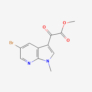 1H-Pyrrolo[2,3-b]pyridine-3-acetic acid, 5-bromo-1-methyl-a-oxo-, methyl ester - 