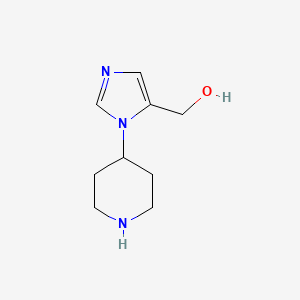 (1-(Piperidin-4-YL)-1H-imidazol-5-YL)methanol - 