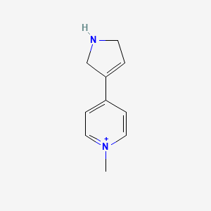 4-(2,5-Dihydro-1H-pyrrol-3-yl)-1-methylpyridin-1-ium - 918871-85-9