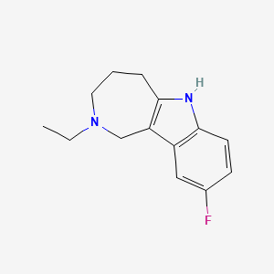 2-Ethyl-9-fluoro-1,2,3,4,5,6-hexahydroazepino[4,3-b]indole - 919120-47-1