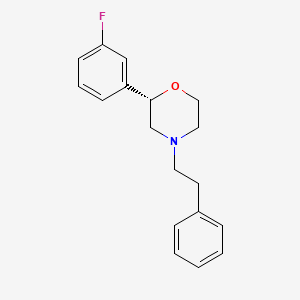 (2s)-2-(3-Fluorophenyl)-4-(2-phenylethyl)morpholine - 920798-65-8
