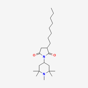 3-Octyl-1-(1,2,2,6,6-pentamethylpiperidin-4-YL)pyrrolidine-2,5-dione - 922143-59-7